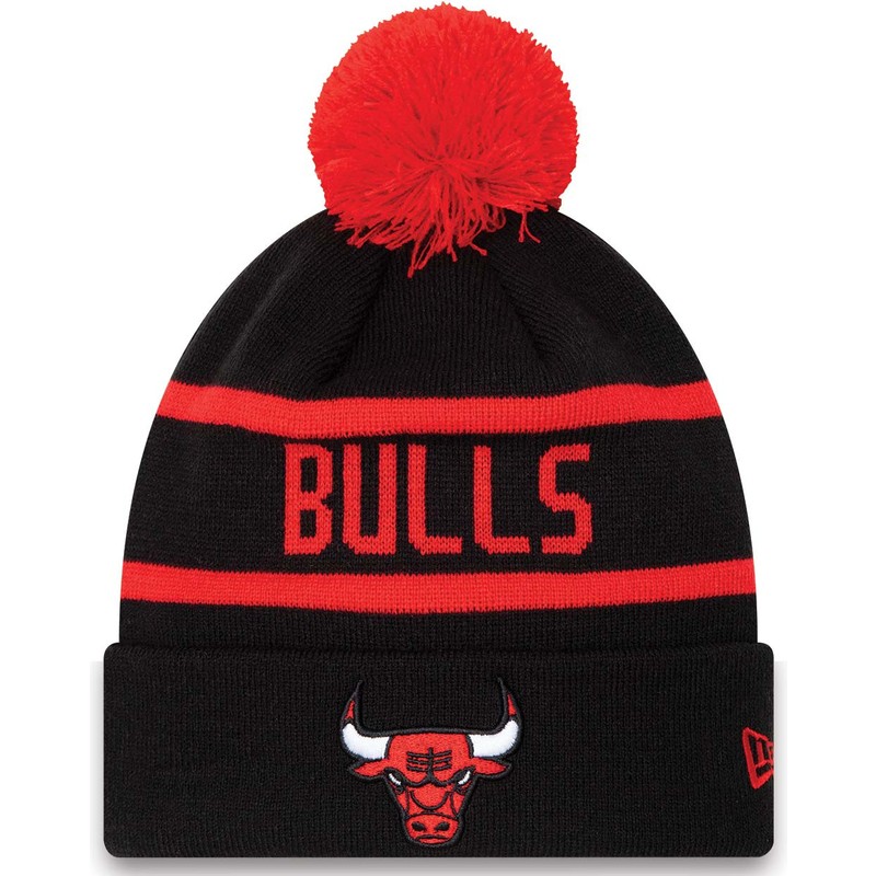 Bonnet Hip Hop Actual Fact - Motif NYC Knicks, Noir, Pompon - Neuf Avec étiquettes - Taille Unique