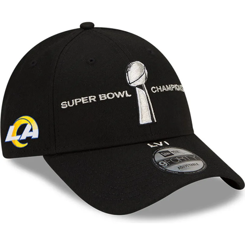 petten-gebogen-zwart-snapback-9forty-parade-super-bowl-champions-lvi-2022-van-los-angeles-rams-nfl-van-new-era