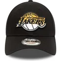 petten-gebogen-zwart-verstelbaar-9forty-gradient-infill-van-los-angeles-lakers-nba-van-new-era
