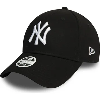 Cap gebogen black adjustable strap 9FORTY Essential van New York Yankees MLB van New Era