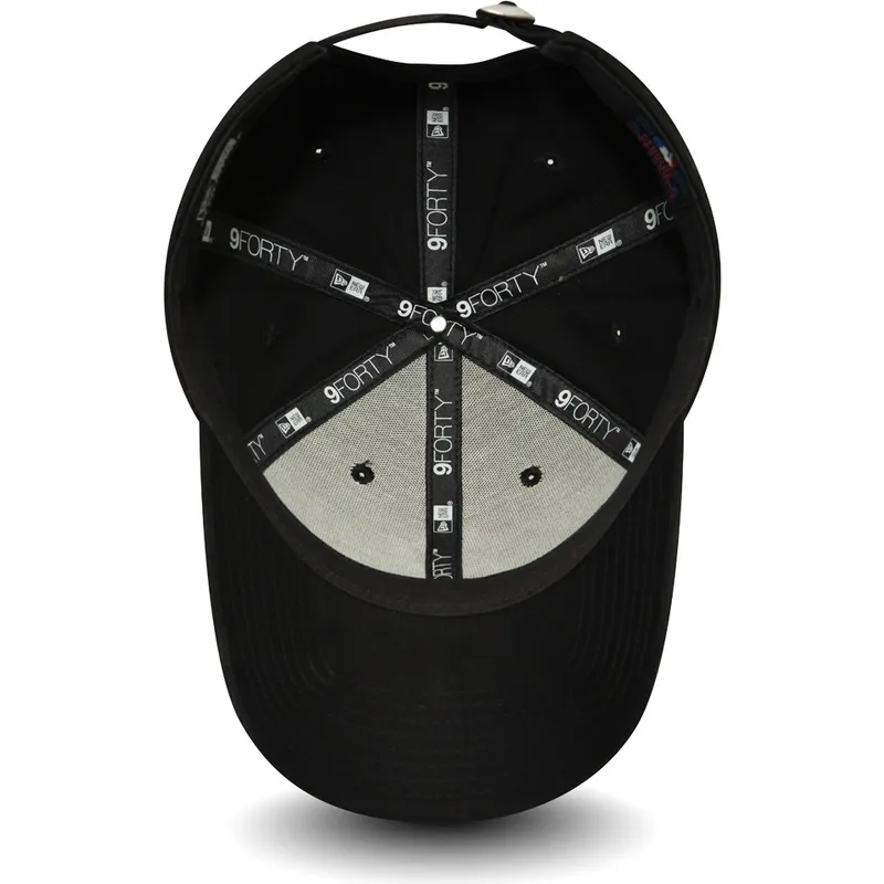 petten-gebogen-zwart-verstelbare-band-9forty-essential-van-new-york-yankees-mlb-van-new-era