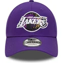 petten-gebogen-paars-verstelbaar-9forty-print-infill-van-los-angeles-lakers-nba-van-new-era