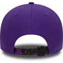 petten-gebogen-paars-verstelbaar-9forty-print-infill-van-los-angeles-lakers-nba-van-new-era