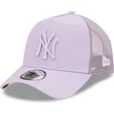 petten-gebogen-paars-snapback-a-frame-tonal-mesh-van-new-york-yankees-mlb-van-new-era