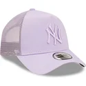 petten-gebogen-paars-snapback-a-frame-tonal-mesh-van-new-york-yankees-mlb-van-new-era