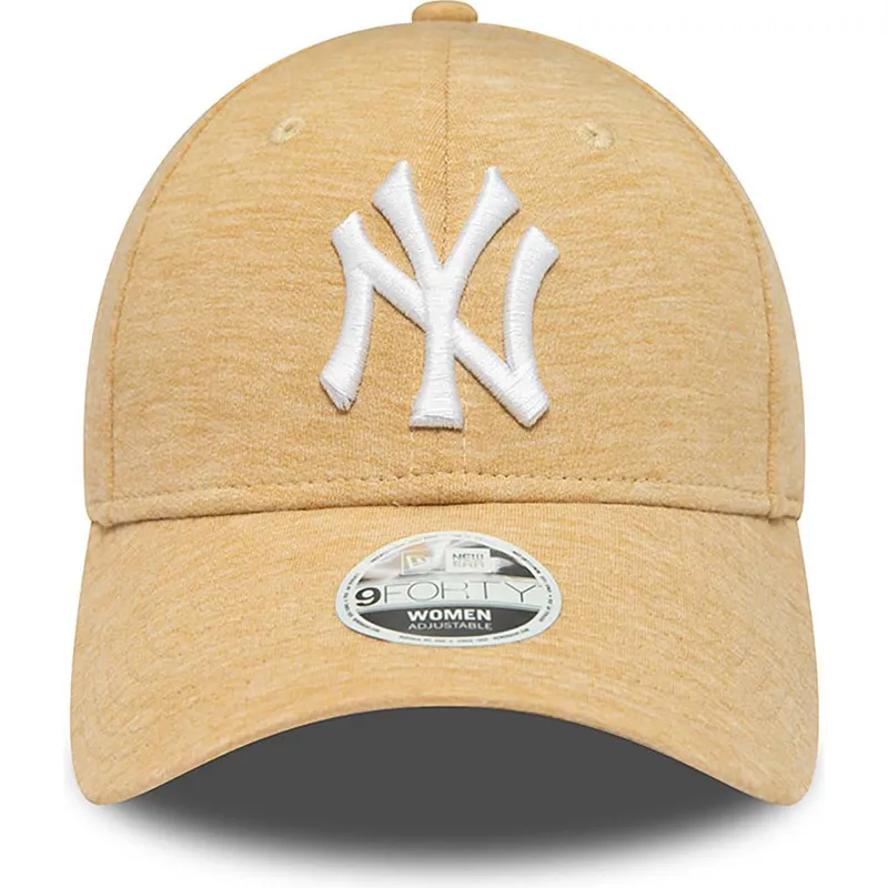 petten-gebogen-beige-verstelbare-band-9forty-jersey-van-new-york-yankees-mlb-van-new-era