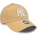 petten-gebogen-beige-verstelbare-band-9forty-jersey-van-new-york-yankees-mlb-van-new-era