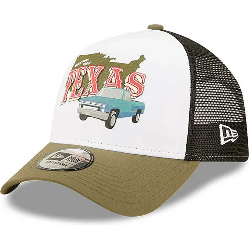 petten-gebogen-groen-snapback-a-frame-van-new-era