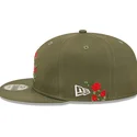 petten-plat-groen-snapback-9fifty-flower-van-los-angeles-dodgers-mlb-van-new-era