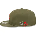 petten-plat-groen-snapback-9fifty-flower-van-los-angeles-dodgers-mlb-van-new-era