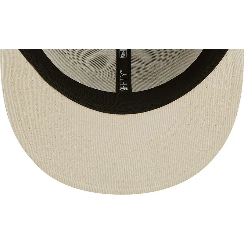 petten-plat-beige-snapback-9fifty-flower-van-chicago-white-sox-mlb-van-new-era