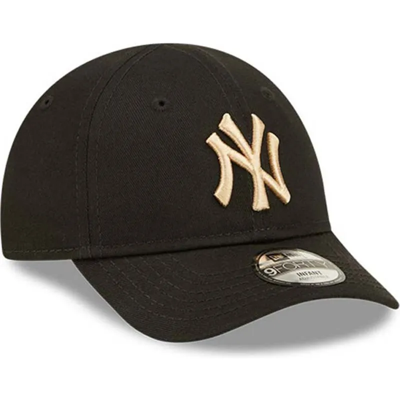 petten-gebogen-zwart-verstelbare-band-voor-kinderen-pequeno-9forty-league-essential-van-new-york-yankees-mlb-van-new-era petten-gebogen-zwart-verstelbare-band-voor-kinderen-pequeno-9forty-league-essential-van-new-york-yankees-mlb-van-new-era