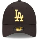 petten-gebogen-zwart-verstelbare-band-9forty-league-essential-van-los-angeles-dodgers-mlb-van-new-era