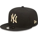 petten-plat-zwart-snapback-9fifty-league-essential-van-new-york-yankees-mlb-van-new-era