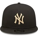 petten-plat-zwart-snapback-9fifty-league-essential-van-new-york-yankees-mlb-van-new-era