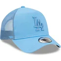 petten-gebogen-blauw-snapback-a-frame-tonal-mesh-van-los-angeles-dodgers-mlb-van-new-era