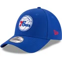 petten-gebogen-blauw-verstelbaar-9forty-league-van-philadelphia-76ers-nba-van-new-era