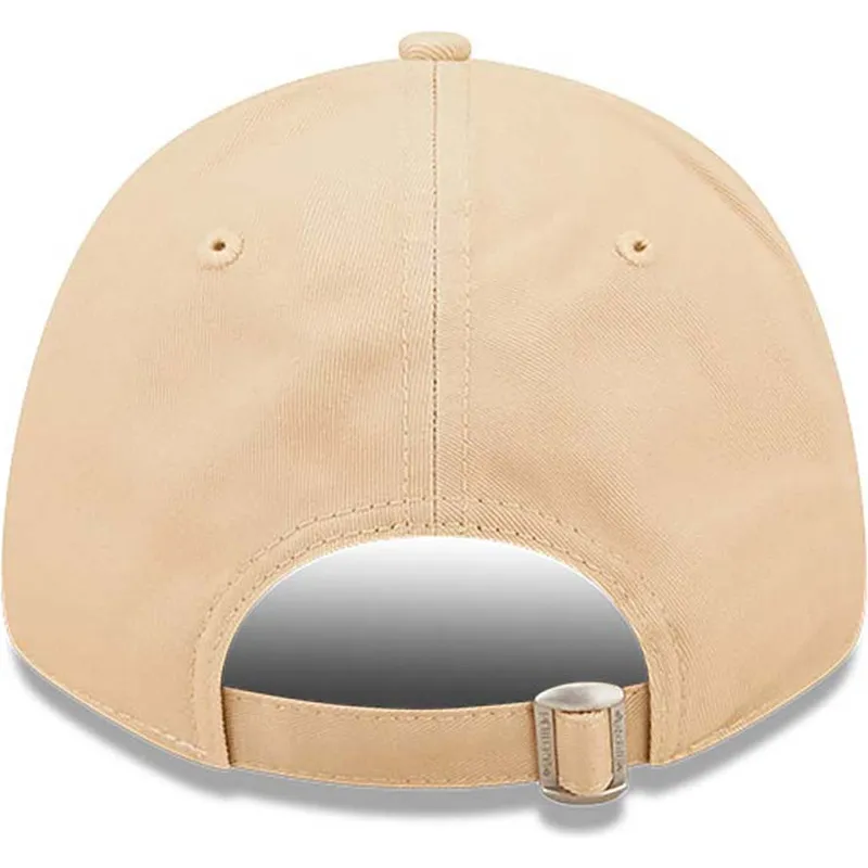 petten-gebogen-beige-verstelbaar-9forty-league-essential-van-new-york-yankees-mlb-van-new-era