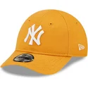 petten-gebogen-oranje-verstelbaar-voor-kinderen-9forty-league-essential-van-new-york-yankees-mlb-van-new-era