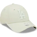 petten-gebogen-groen-verstelbare-band-claro-claro-9forty-league-essential-van-los-angeles-dodgers-mlb-van-new-era
