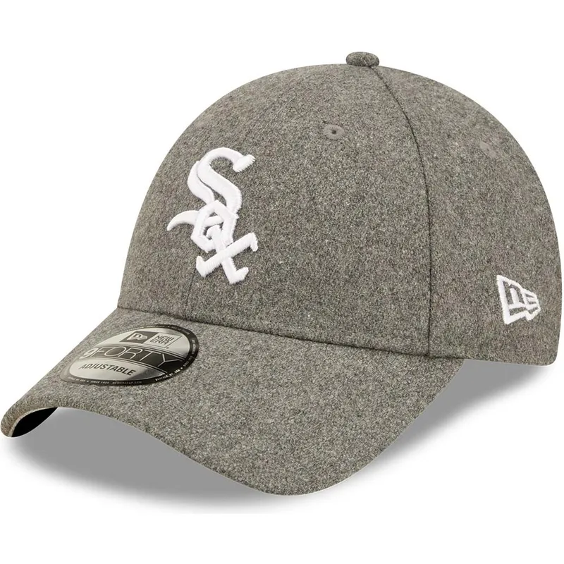 petten-gebogen-grijs-verstelbaar-9forty-the-league-melton-van-chicago-white-sox-mlb-van-new-era