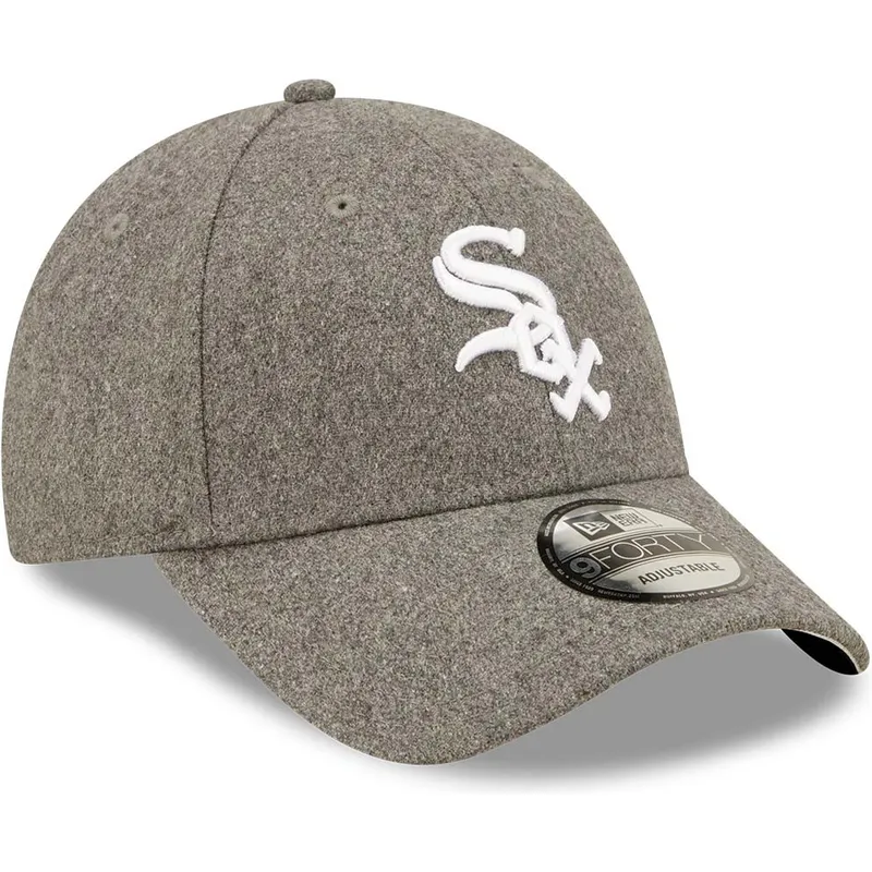 petten-gebogen-grijs-verstelbaar-9forty-the-league-melton-van-chicago-white-sox-mlb-van-new-era