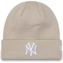 mutsen-beige-cuff-league-essential-van-new-york-yankees-mlb-van-new-era