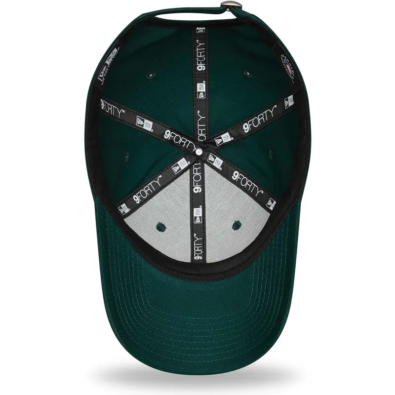 petten-gebogen-groen-verstelbare-band-9forty-league-essential-van-new-york-yankees-mlb-van-new-era