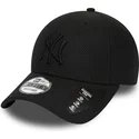 casquette-courbee-noire-ajustable-avec-logo-noir-9forty-diamond-era-new-york-yankees-mlb-new-era