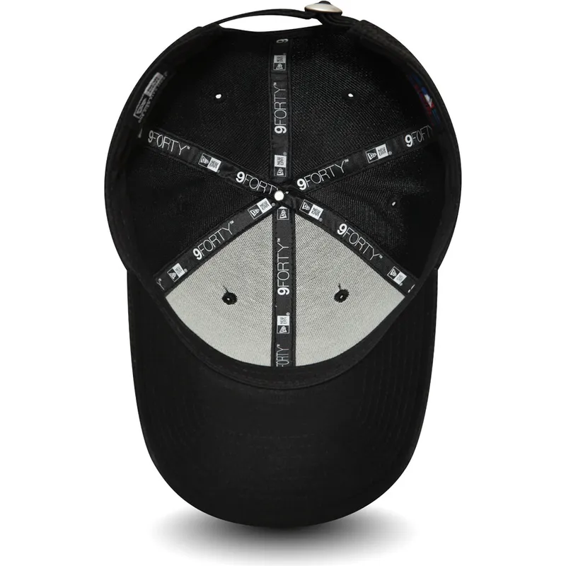 petten-gebogen-zwart-verstelbaar-9forty-diamond-era-van-new-york-yankees-mlb-van-new-era