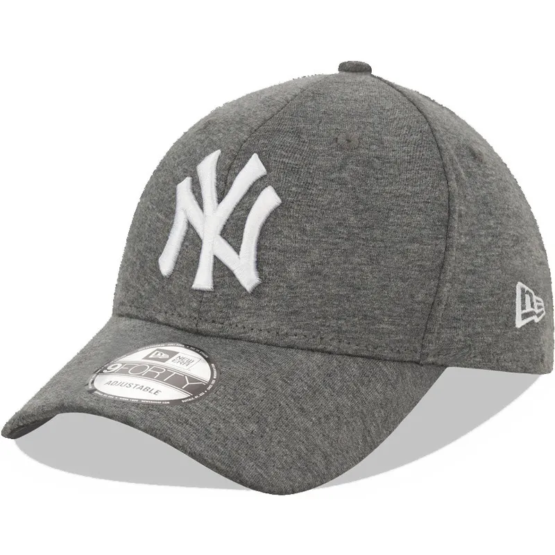 petten-gebogen-grijs-verstelbaar-9forty-jersey-van-new-york-yankees-mlb-van-new-era