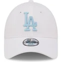 petten-gebogen-wit-verstelbaar-voor-kinderen-9forty-league-essential-van-los-angeles-dodgers-mlb-van-new-era