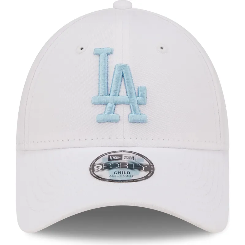 petten-gebogen-wit-verstelbaar-voor-kinderen-9forty-league-essential-van-los-angeles-dodgers-mlb-van-new-era petten-gebogen-wit-verstelbaar-voor-kinderen-9forty-league-essential-van-los-angeles-dodgers-mlb-van-new-era