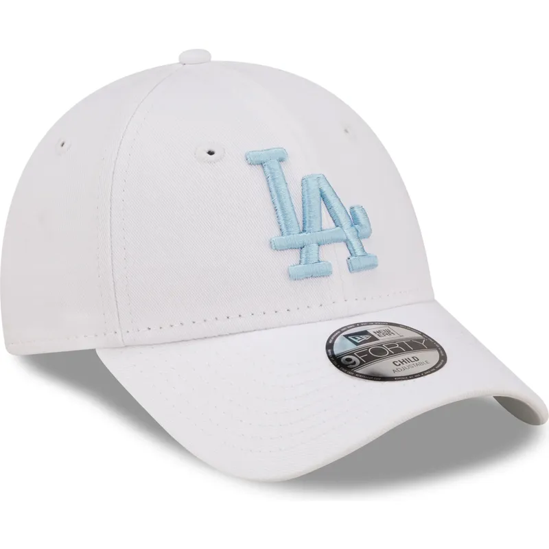 petten-gebogen-wit-verstelbaar-voor-kinderen-9forty-league-essential-van-los-angeles-dodgers-mlb-van-new-era petten-gebogen-wit-verstelbaar-voor-kinderen-9forty-league-essential-van-los-angeles-dodgers-mlb-van-new-era