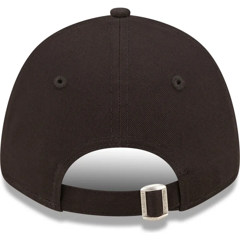 petten-gebogen-zwart-verstelbaar-voor-kinderen-rosa-9forty-league-essential-van-new-york-yankees-mlb-van-new-era