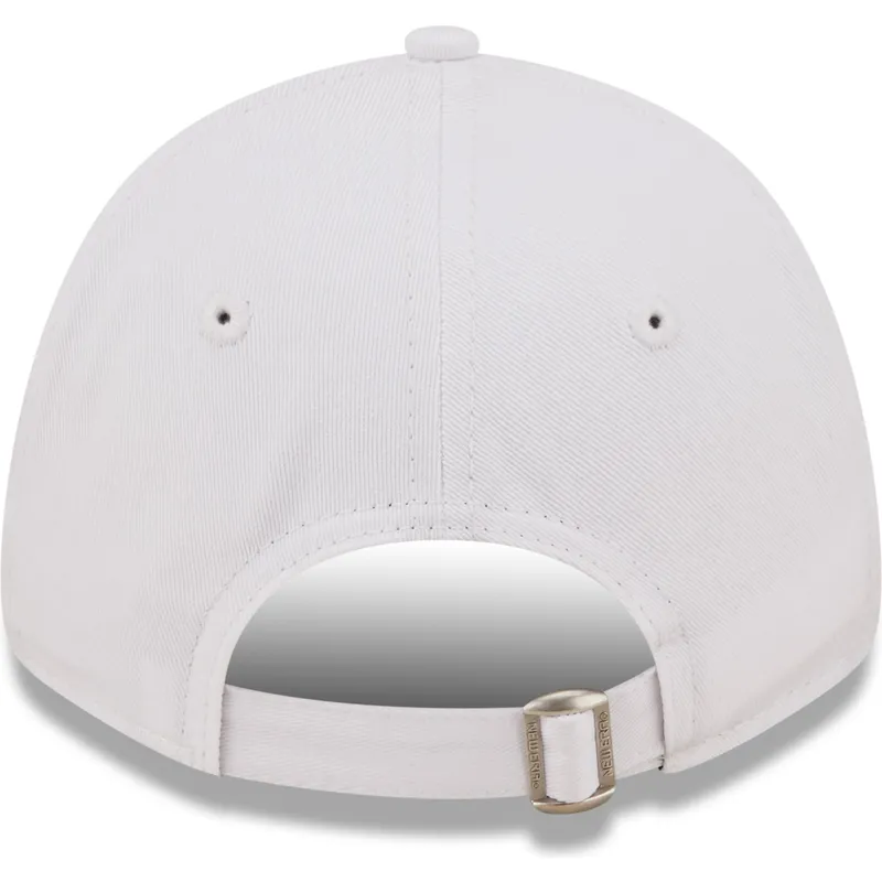 petten-gebogen-wit-verstelbaar-voor-kinderen-rosa-9forty-league-essential-van-new-york-yankees-mlb-van-new-era