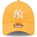 petten-gebogen-oranje-verstelbaar-voor-kinderen-9forty-league-essential-van-new-york-yankees-mlb-van-new-era
