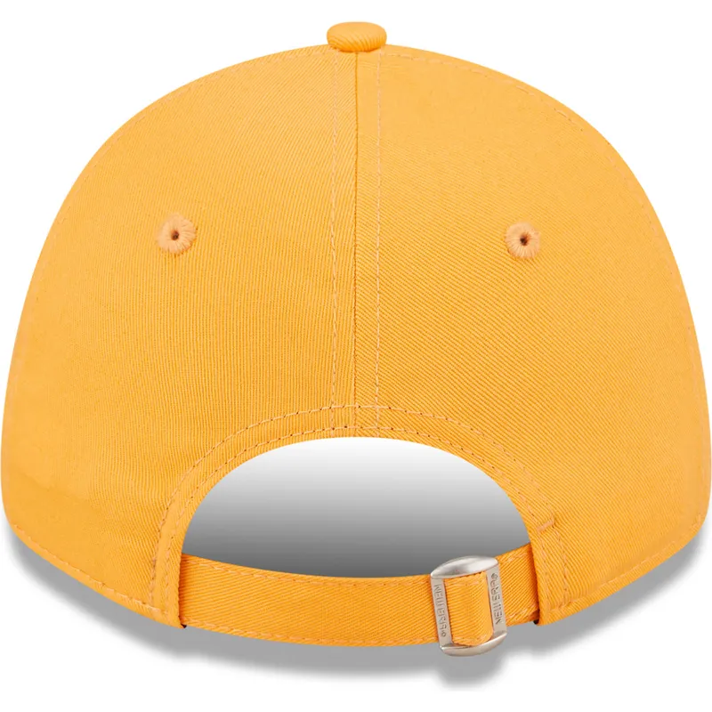 petten-gebogen-oranje-verstelbaar-voor-kinderen-9forty-league-essential-van-new-york-yankees-mlb-van-new-era