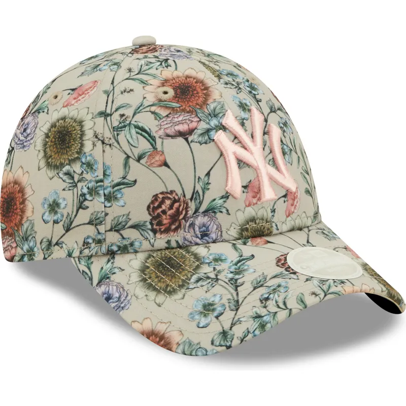 petten-gebogen-beige-verstelbare-band-9forty-all-over-print-floral-van-new-york-yankees-mlb-van-new-era petten-gebogen-beige-verstelbare-band-9forty-all-over-print-floral-van-new-york-yankees-mlb-van-new-era