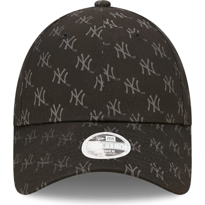 petten-gebogen-zwart-verstelbaar-9forty-monogram-van-new-york-yankees-mlb-van-new-era petten-gebogen-zwart-verstelbaar-9forty-monogram-van-new-york-yankees-mlb-van-new-era