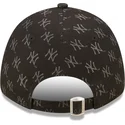 petten-gebogen-zwart-verstelbare-band-9forty-monogram-van-new-york-yankees-mlb-van-new-era