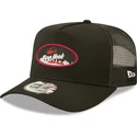 petten-gebogen-zwart-snapback-new-york-a-frame-oval-state-van-new-era