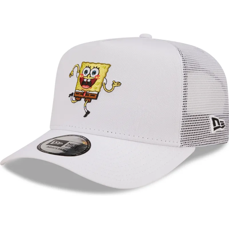 petten-gebogen-wit-snapback-a-frame-van-bob-esponja-van-new-era petten-gebogen-wit-snapback-a-frame-van-bob-esponja-van-new-era