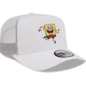 petten-gebogen-wit-snapback-a-frame-van-bob-esponja-van-new-era