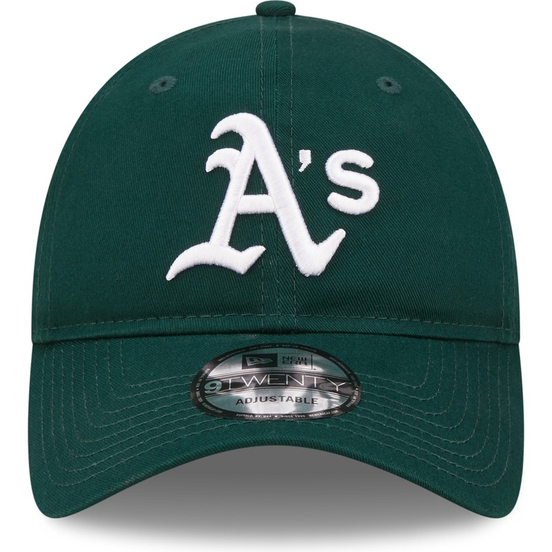 new-era-curved-brim-9twenty-league-essential-oakland-athletics-mlb-green-adjustable-cap