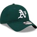 petten-gebogen-groen-verstelbaar-9twenty-league-essential-van-oakland-athletics-mlb-van-new-era