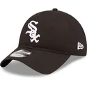 casquette-courbee-noire-ajustable-9twenty-league-essential-chicago-white-sox-mlb-new-era