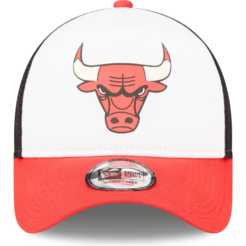 petten-gebogen-rood-snapback-a-frame-team-colour-van-chicago-bulls-nba-van-new-era