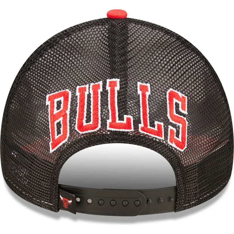 petten-gebogen-rood-snapback-a-frame-team-colour-van-chicago-bulls-nba-van-new-era
