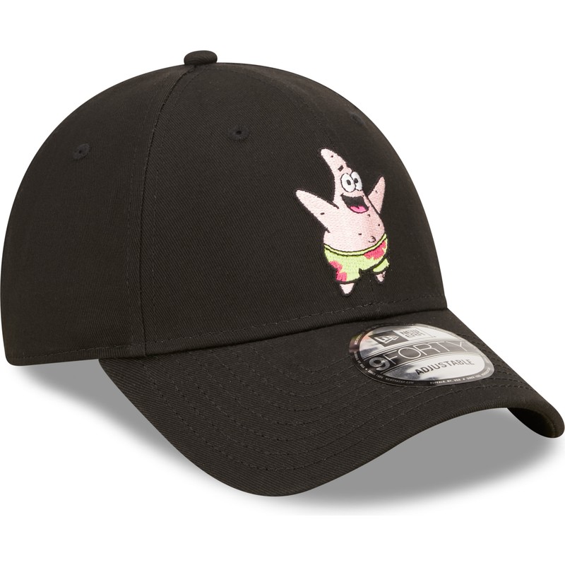 new-era-curved-brim-patrick-star-9forty-spongebob-squarepants-black-adjustable-cap